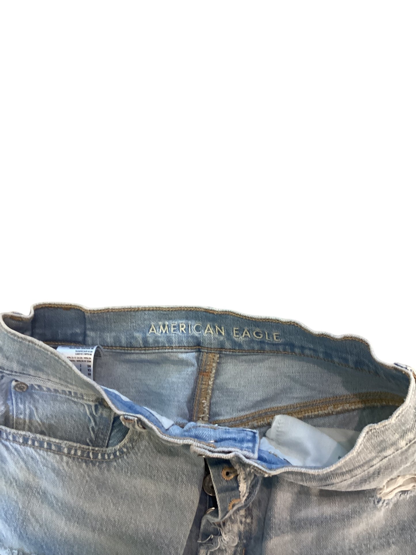 American Eagle Women’s Distressed Ripped Light Wash Jeans Size 2
