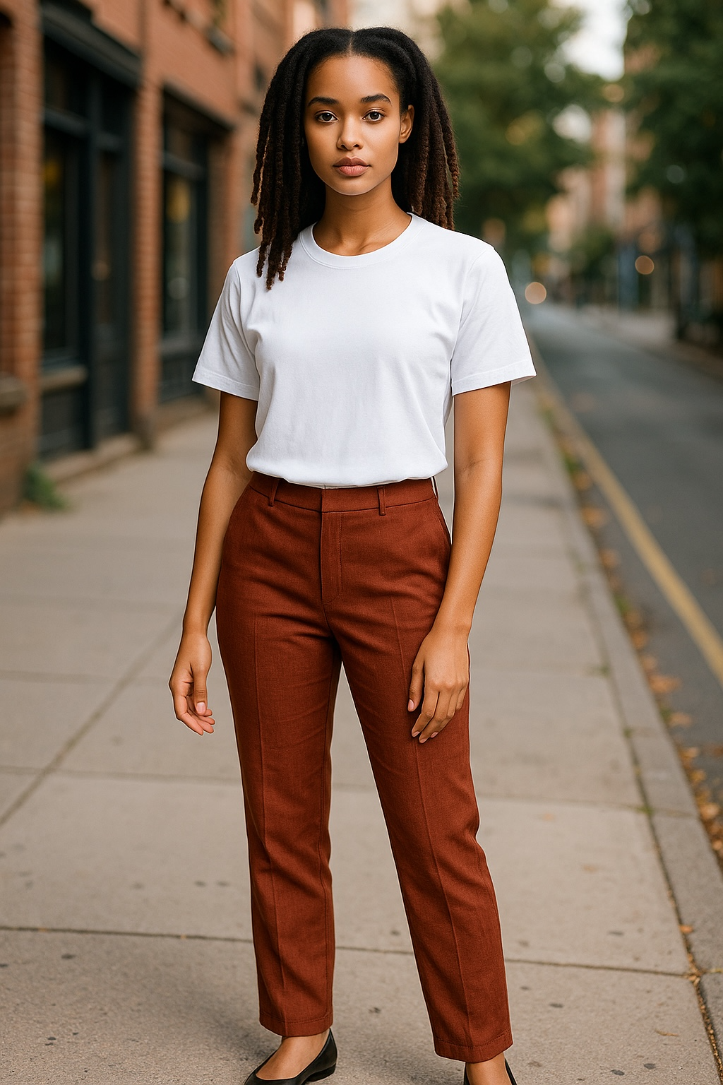 The Limited Burnt Orange Slacks Size 6