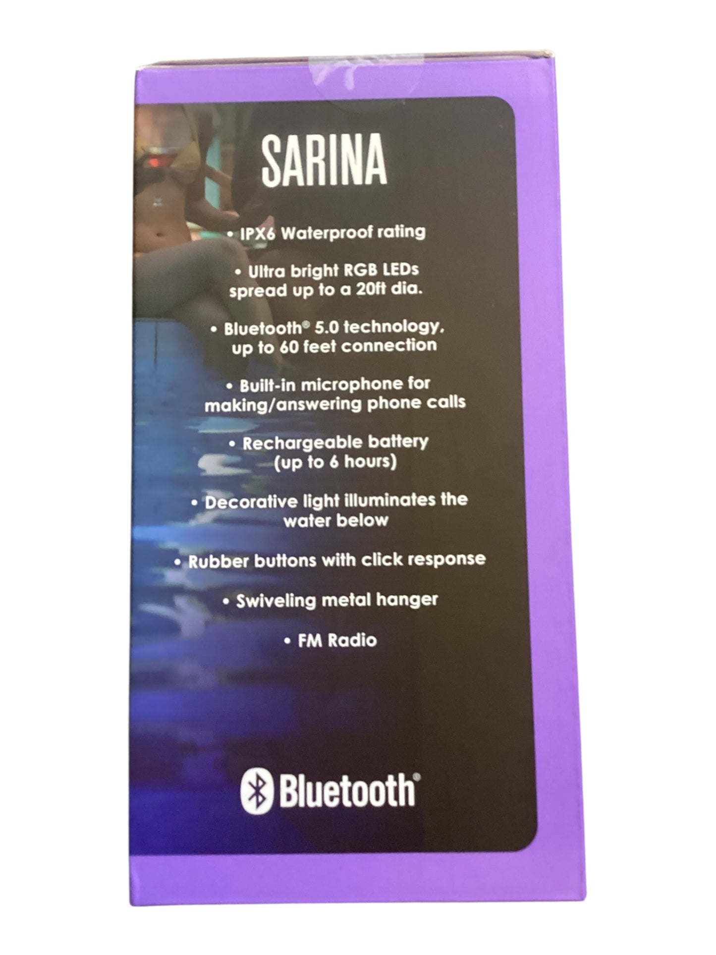 Sarina Disco Floating Light Show Bluetooth Speaker | Wireless LED Party Speaker with Colorful Lights