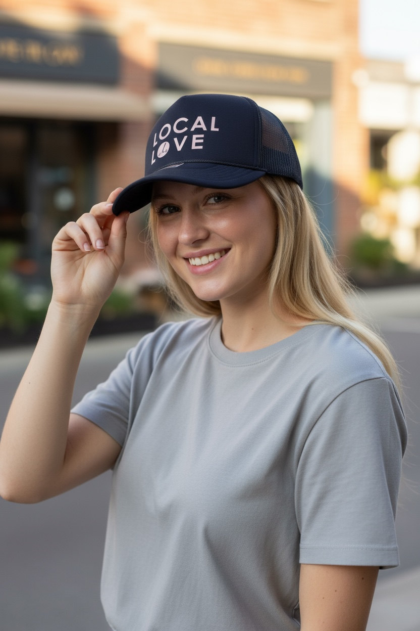Women’s local Love CHS Trucker Hat One Size Fits Most