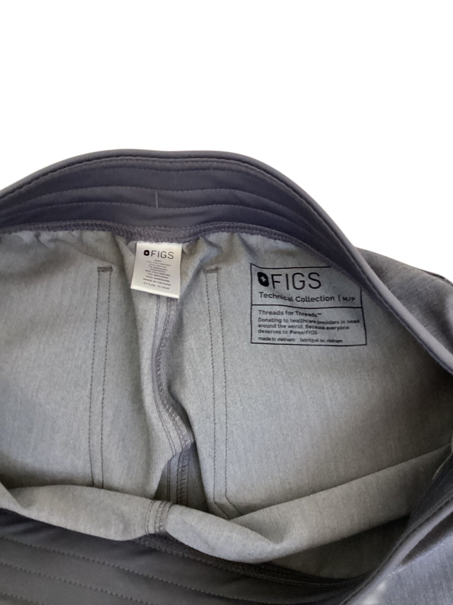Women’s FIGS Technical Collection Scrub Pants Medium Graphite Gray – Performance Medical Wear | Modern Fit