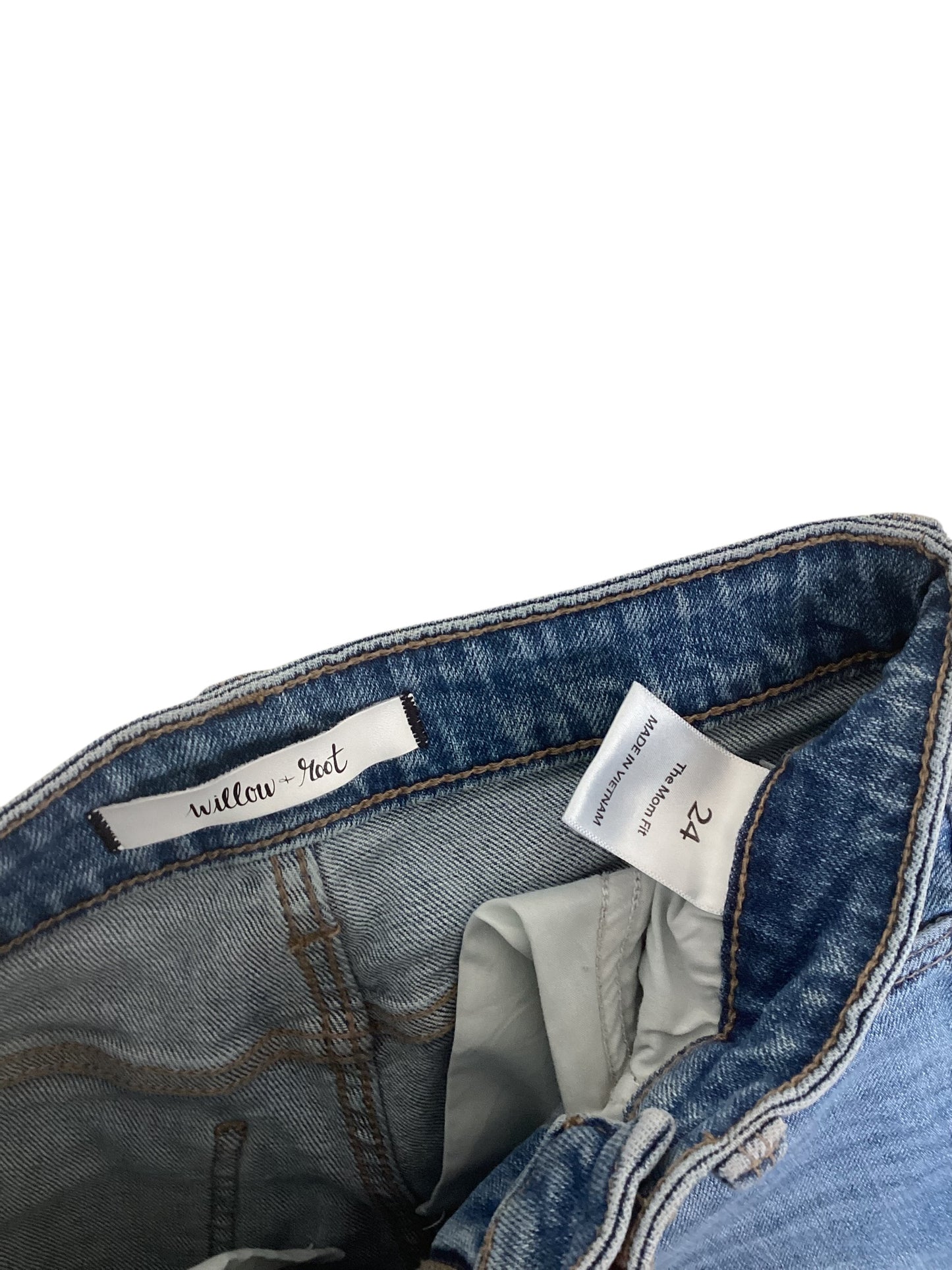 WILLOW & ROOT Denim Skinny Jeans Size 24 The Mom Fit