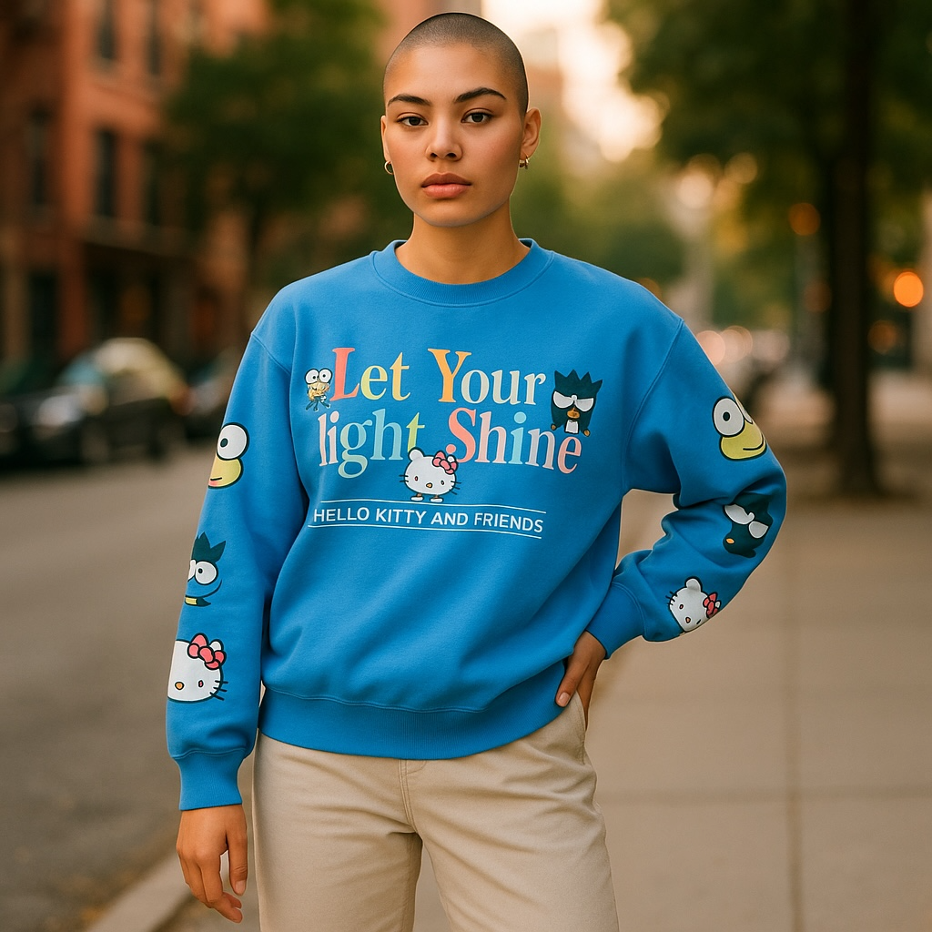 Hello Kitty Women’s Love yourself Sweater (S)