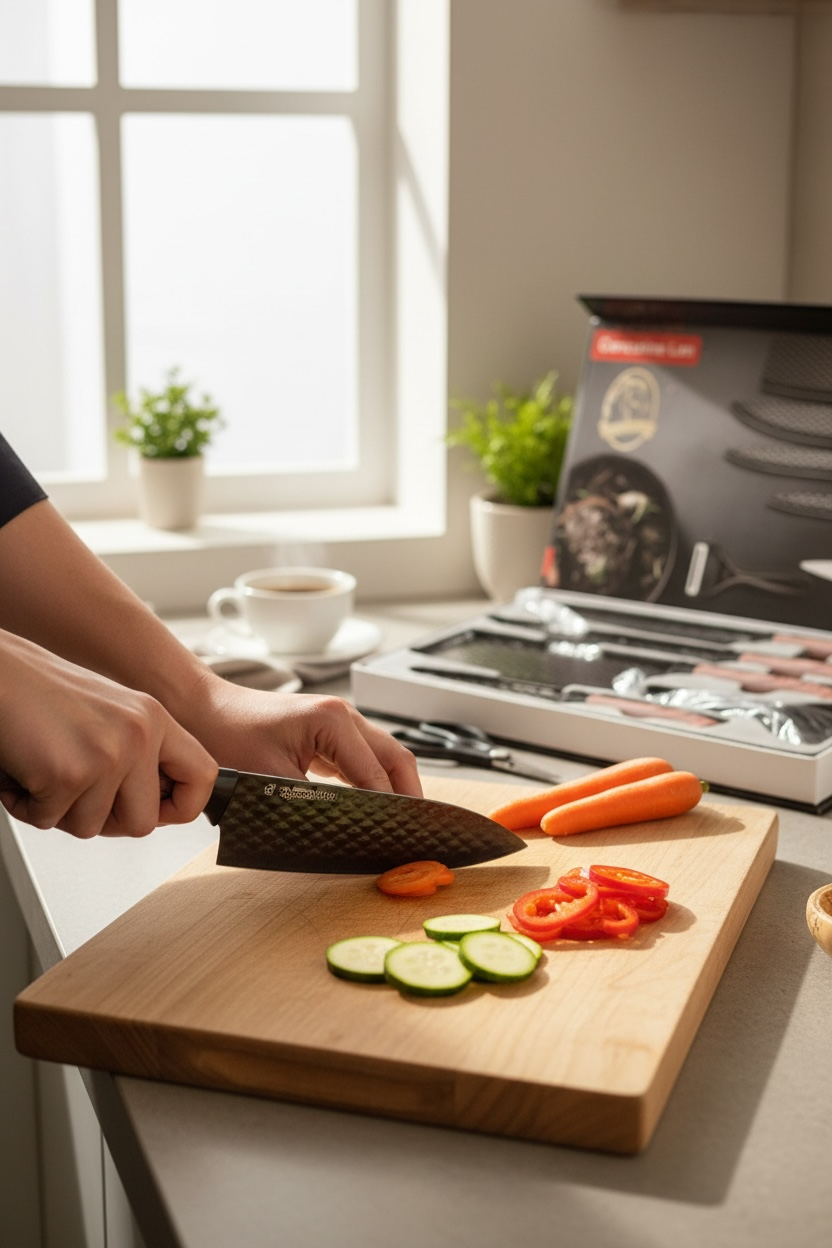 Concubine Lan 6 Piece Knife Set | Premium Kitchen Knife Collection with Modern Design