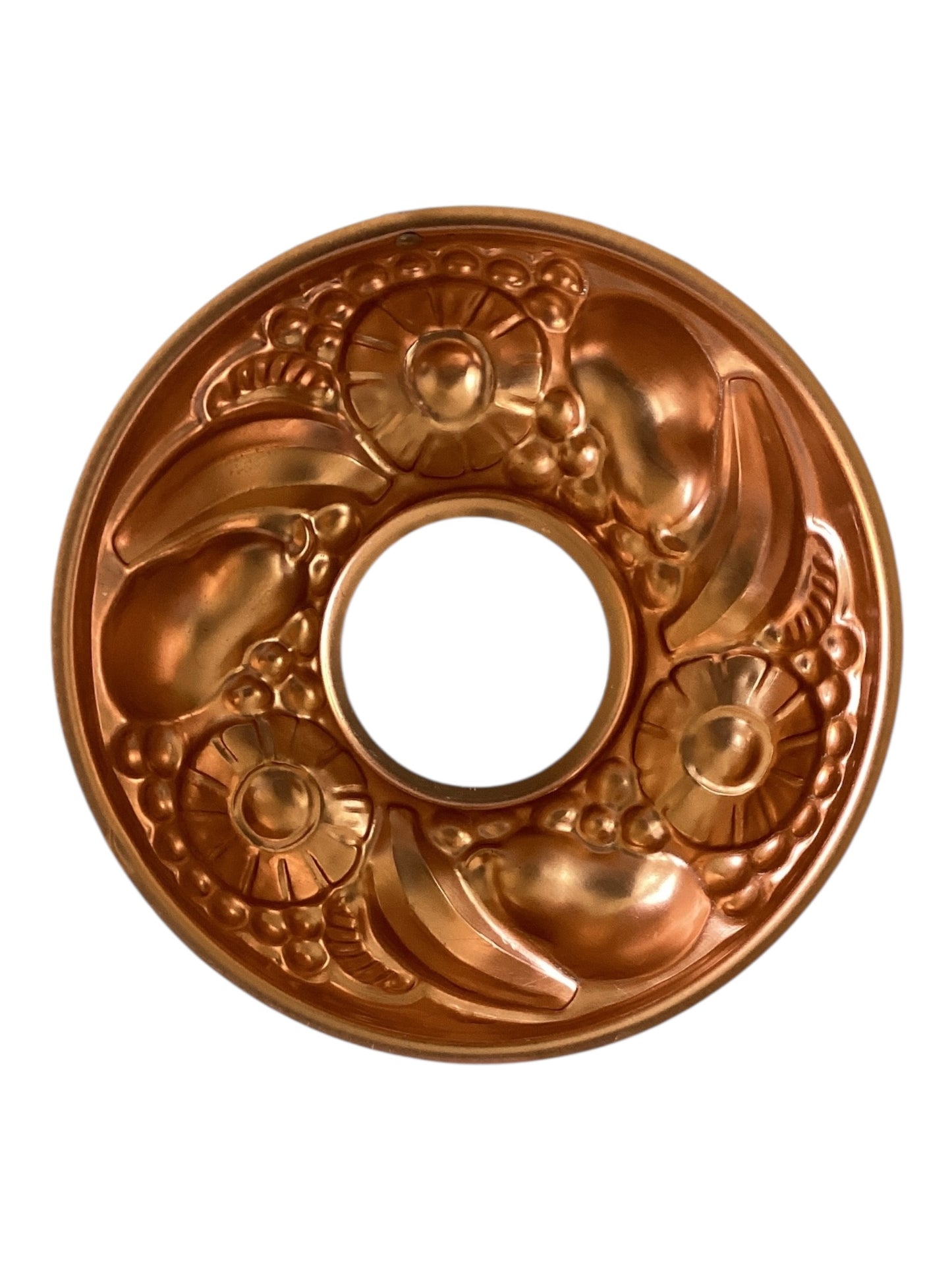 Vintage Copper Jello Mold with Wall Hook