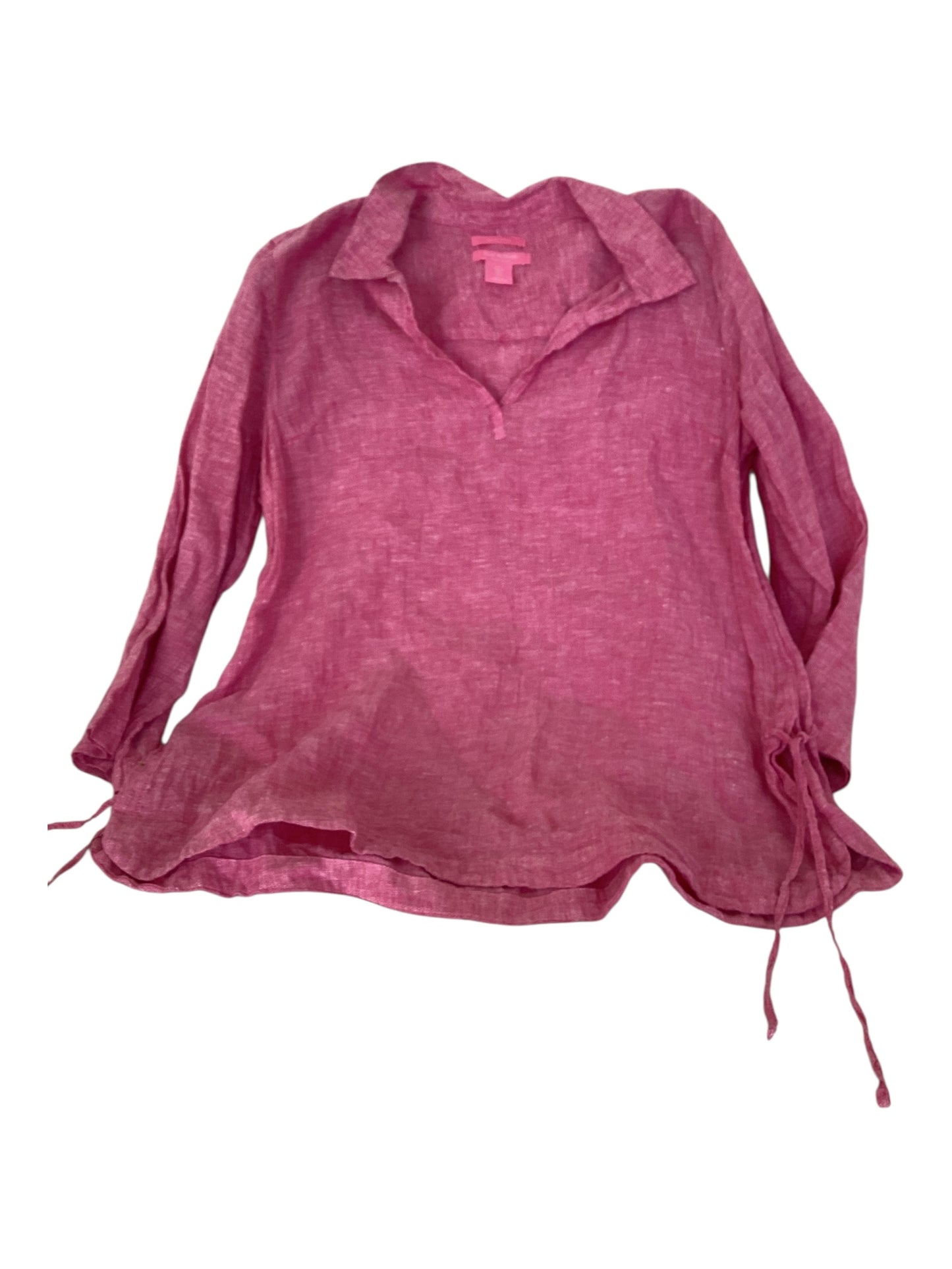 Isaac Mizrahim 100% Linen Blouse