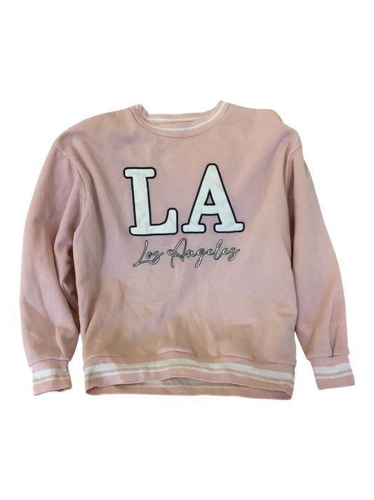 Harper & Ivy Crewneck Pink LA Sweatshirt Women’s Size Small
