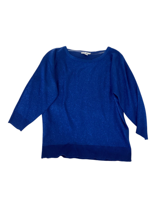 Croft & Barrow Tinsel Sweater Cobalt Blue Size Medium