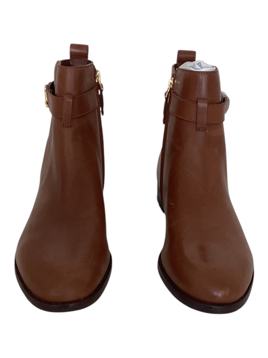 Lauren Ralph Lauren Briele Bootie Deep Saddle Tan Women’s Size 7.5