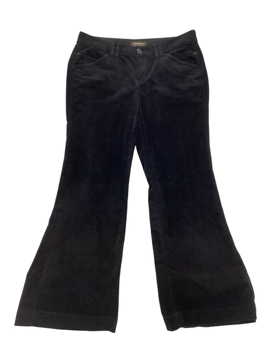 Women’s Eddie Bauer Velvet Trousers. Wide Leg Fit Size 8P