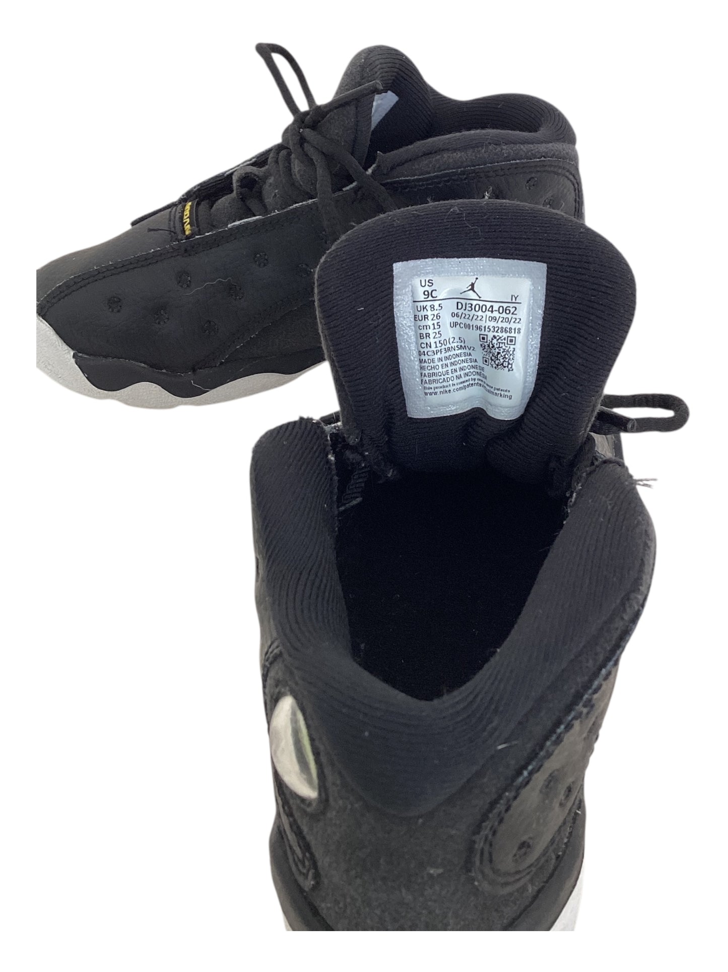 Toddler 9C Retro Jordan’s Black