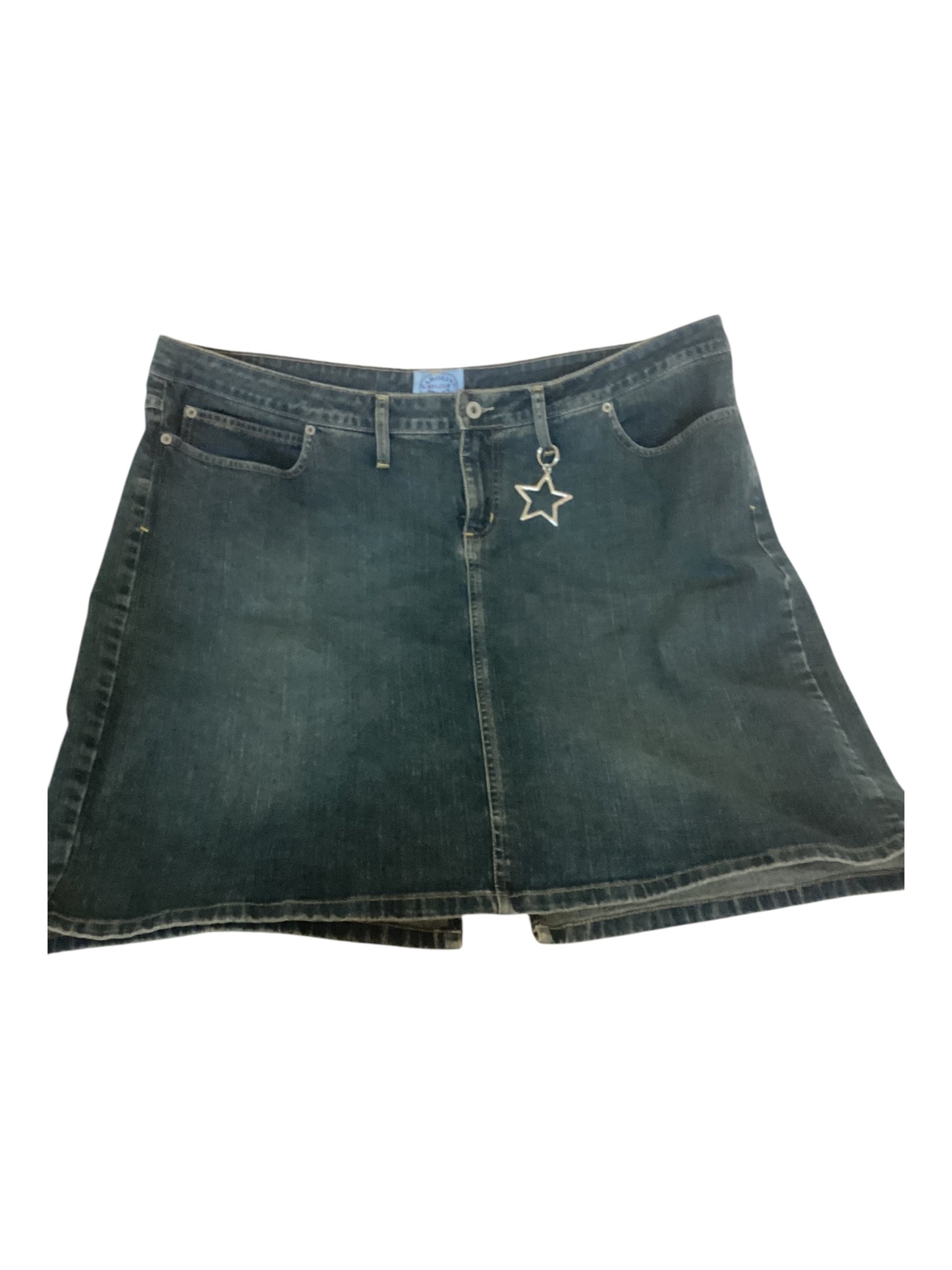Carolina Blues Plus Jean Skirt