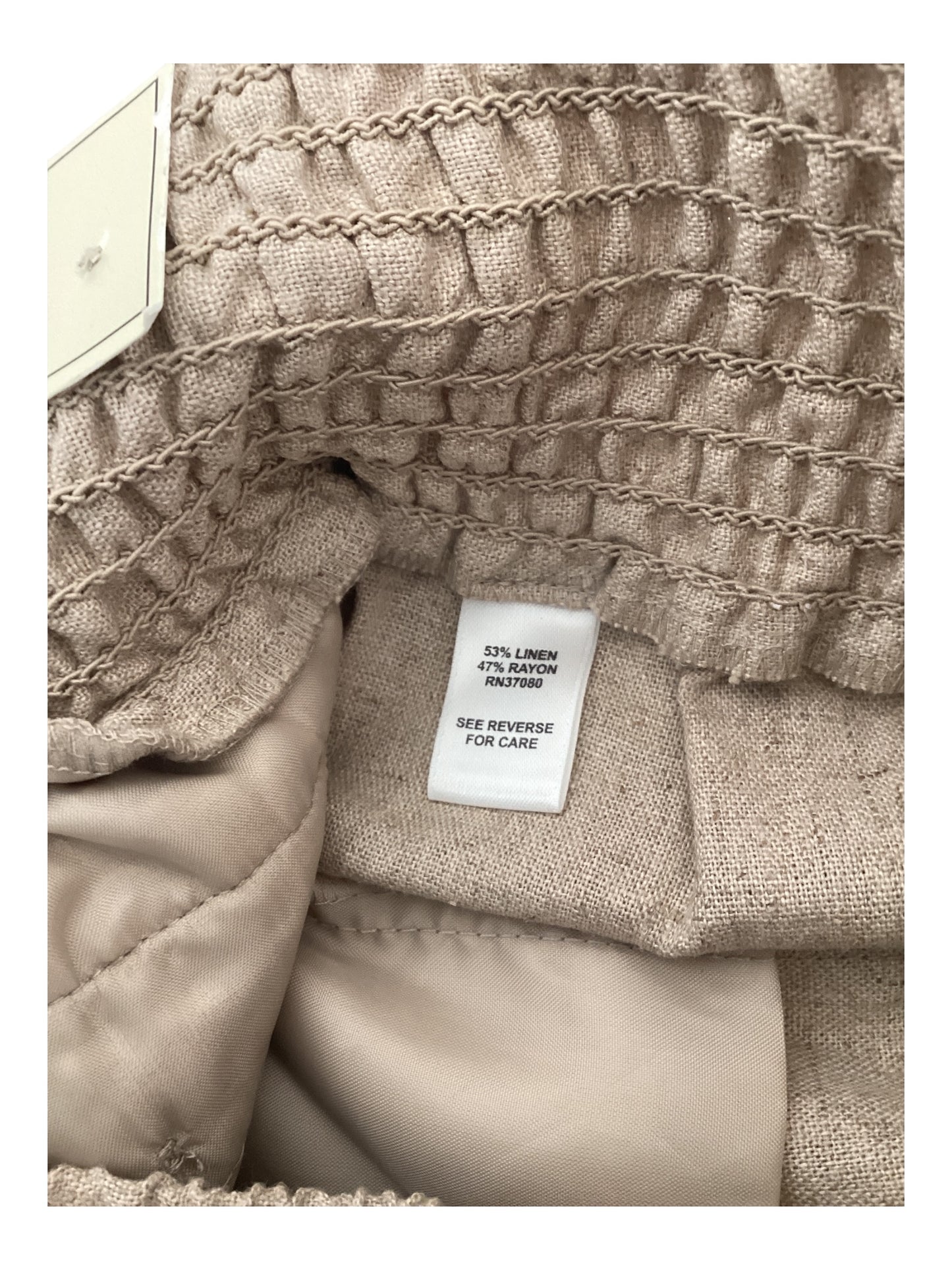 Cato 100% Linen Capri Pants