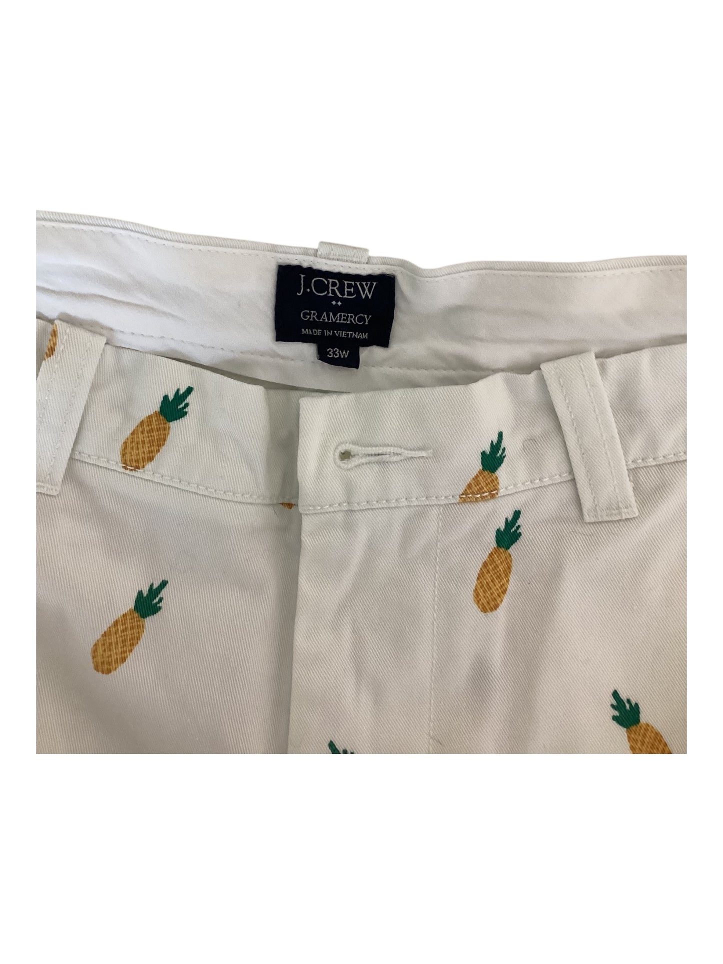 J. Crew Pineapple Print Golf Shorts