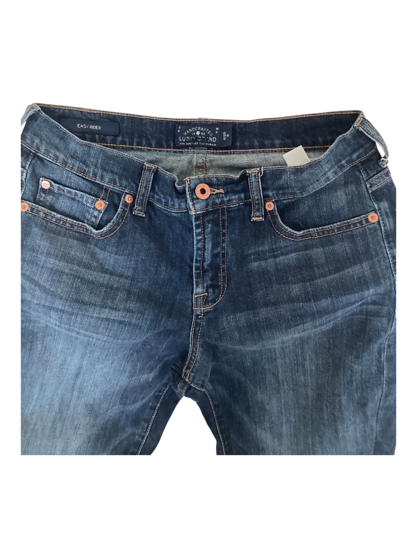 Lucky Brand Easy Rider Relaxed Fit Mid-Rise Bootcut Jeans