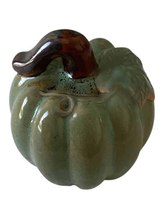 Green Ceramic Pumpkin