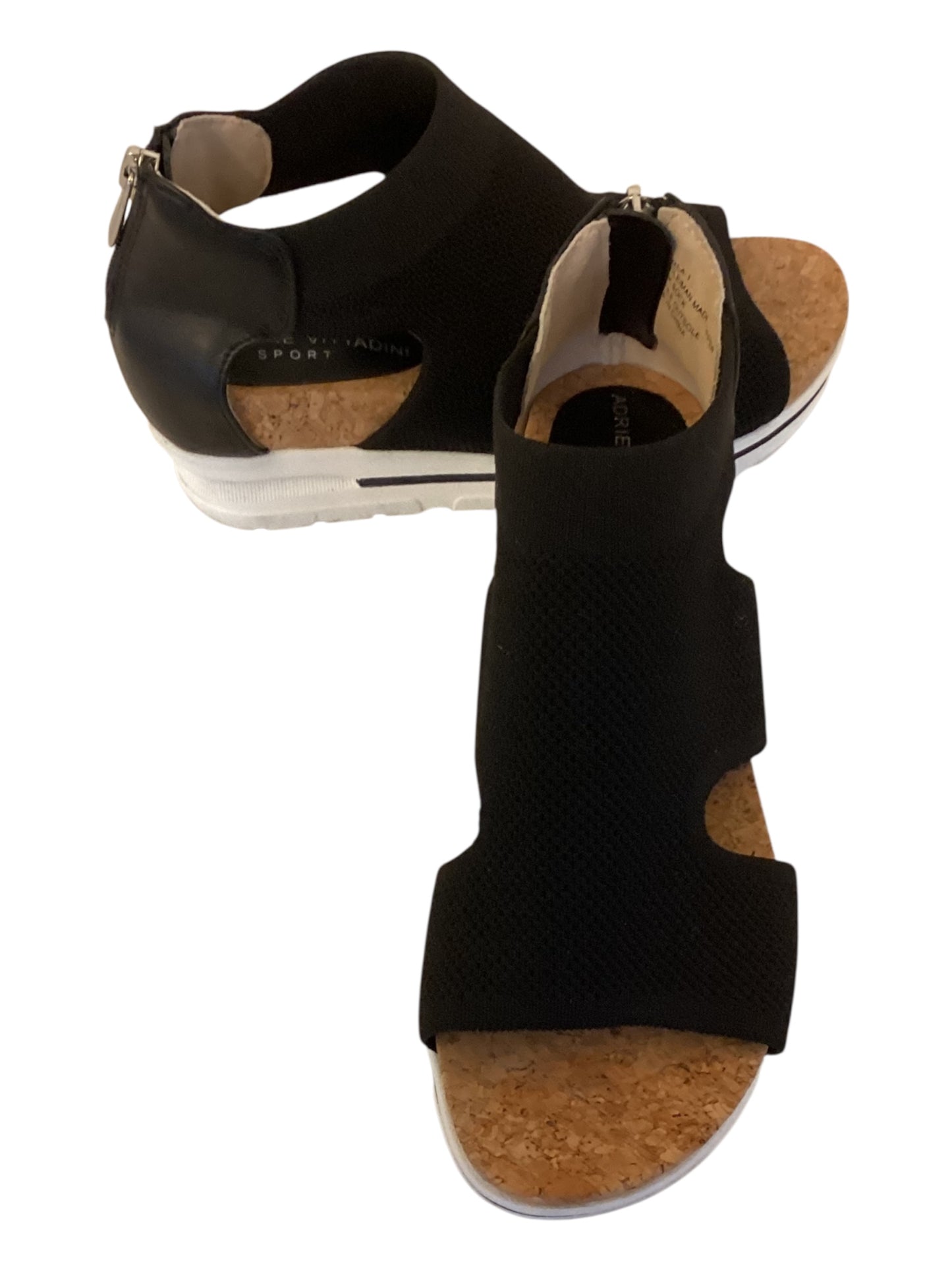 Adrienne Vittadini Charla Wedge Sandal Size 6