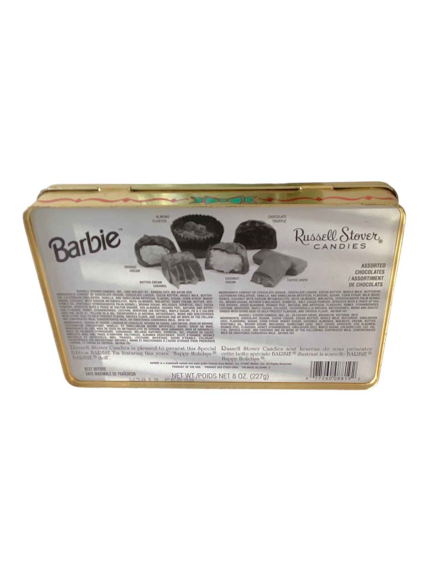 1997 Vintage Russell Stover Barbie Tin