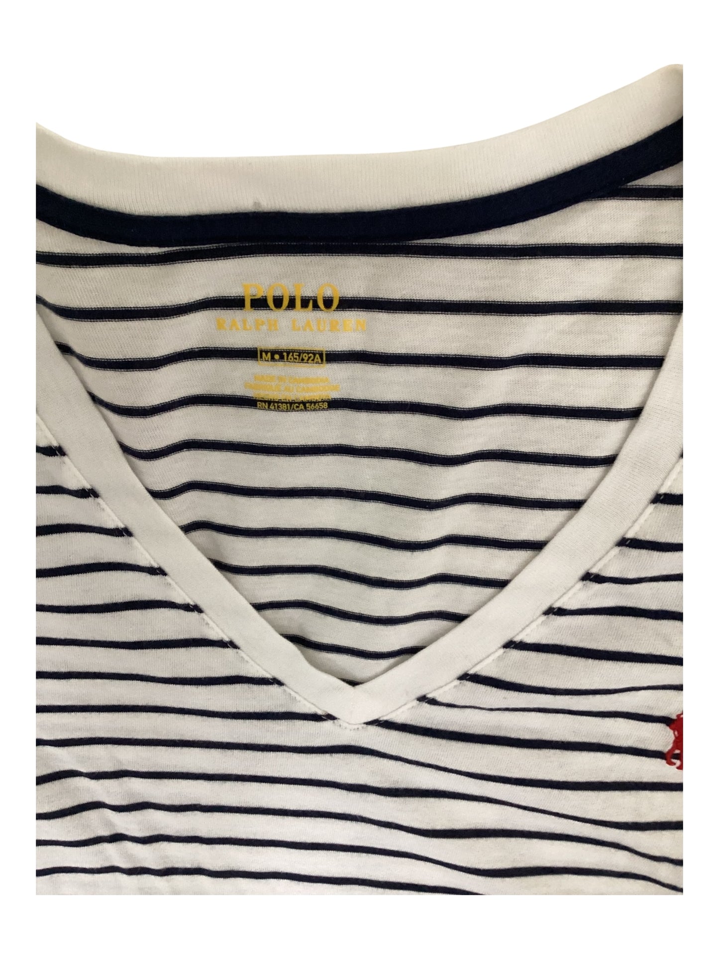 Ralph Lauren Pollo V Neck Tee Medium