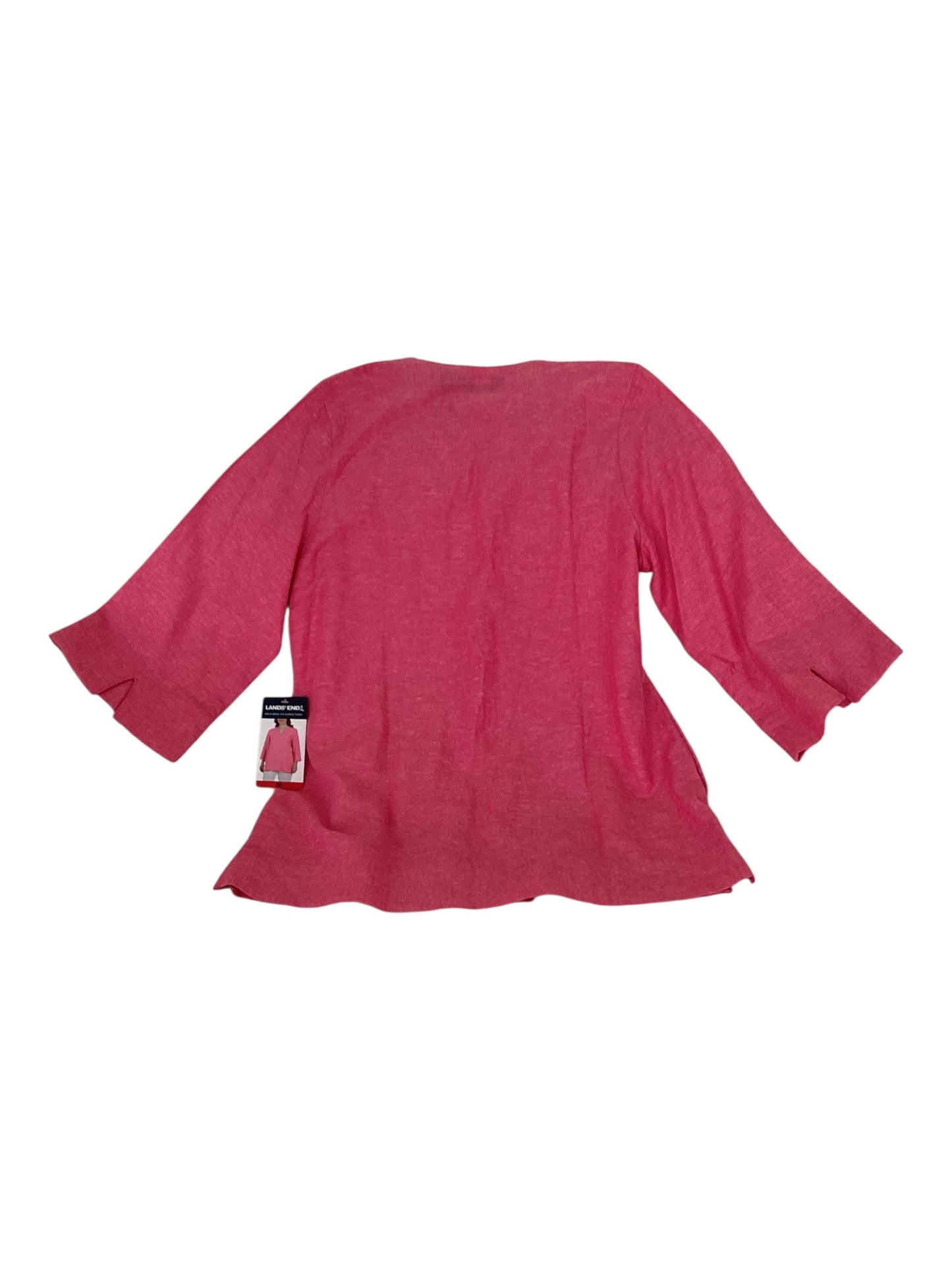 Lands’ End 3/4 Sleeve Linen Blend Tunic (M)