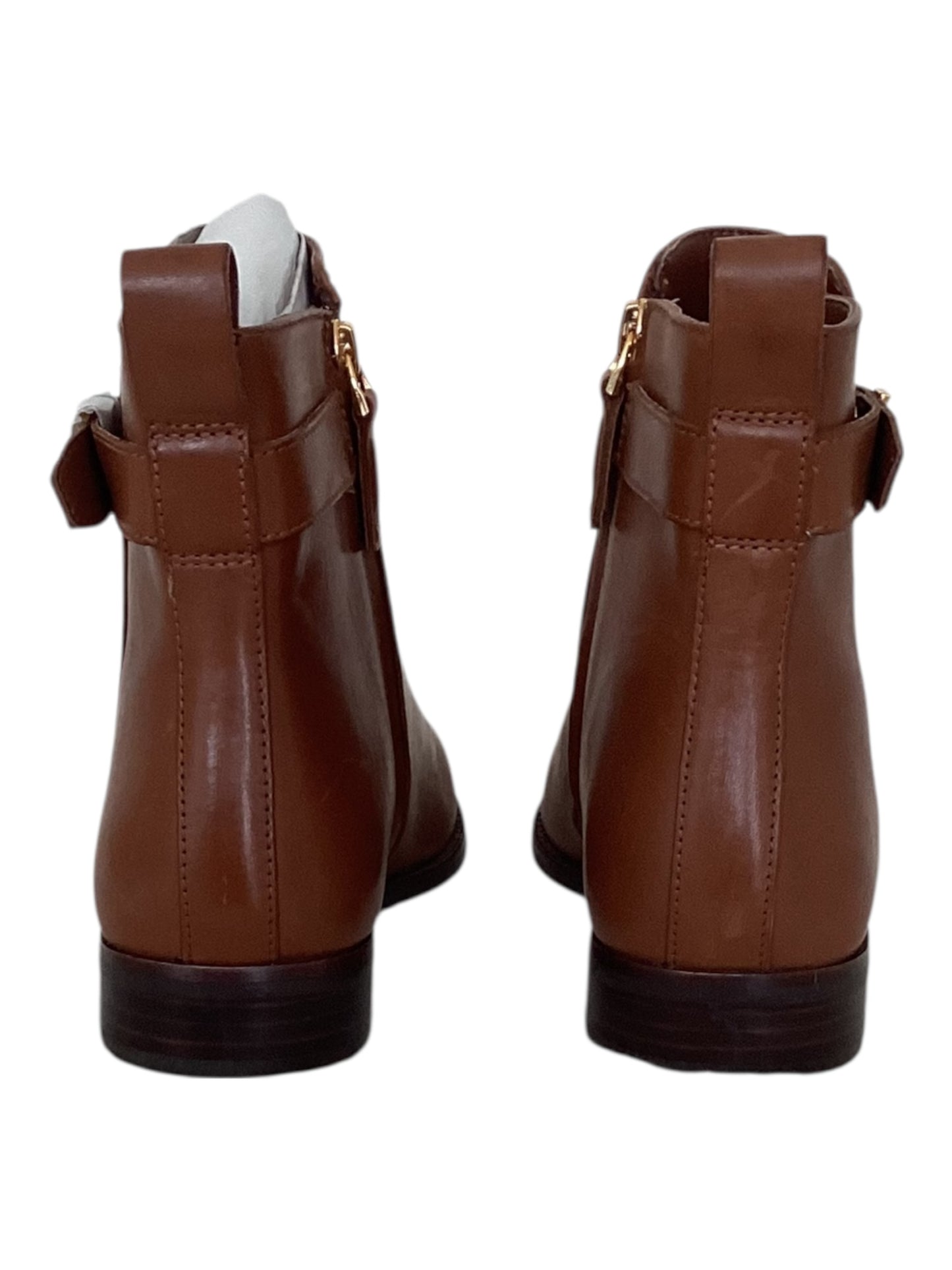 Lauren Ralph Lauren Briele Bootie Deep Saddle Tan Women’s Size 7.5