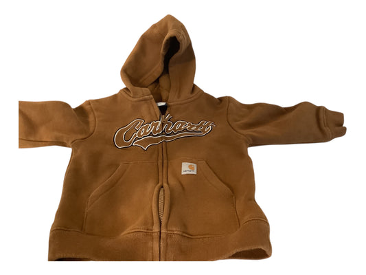 Boys Carhartt Embroidered Zip-Up Hoodie