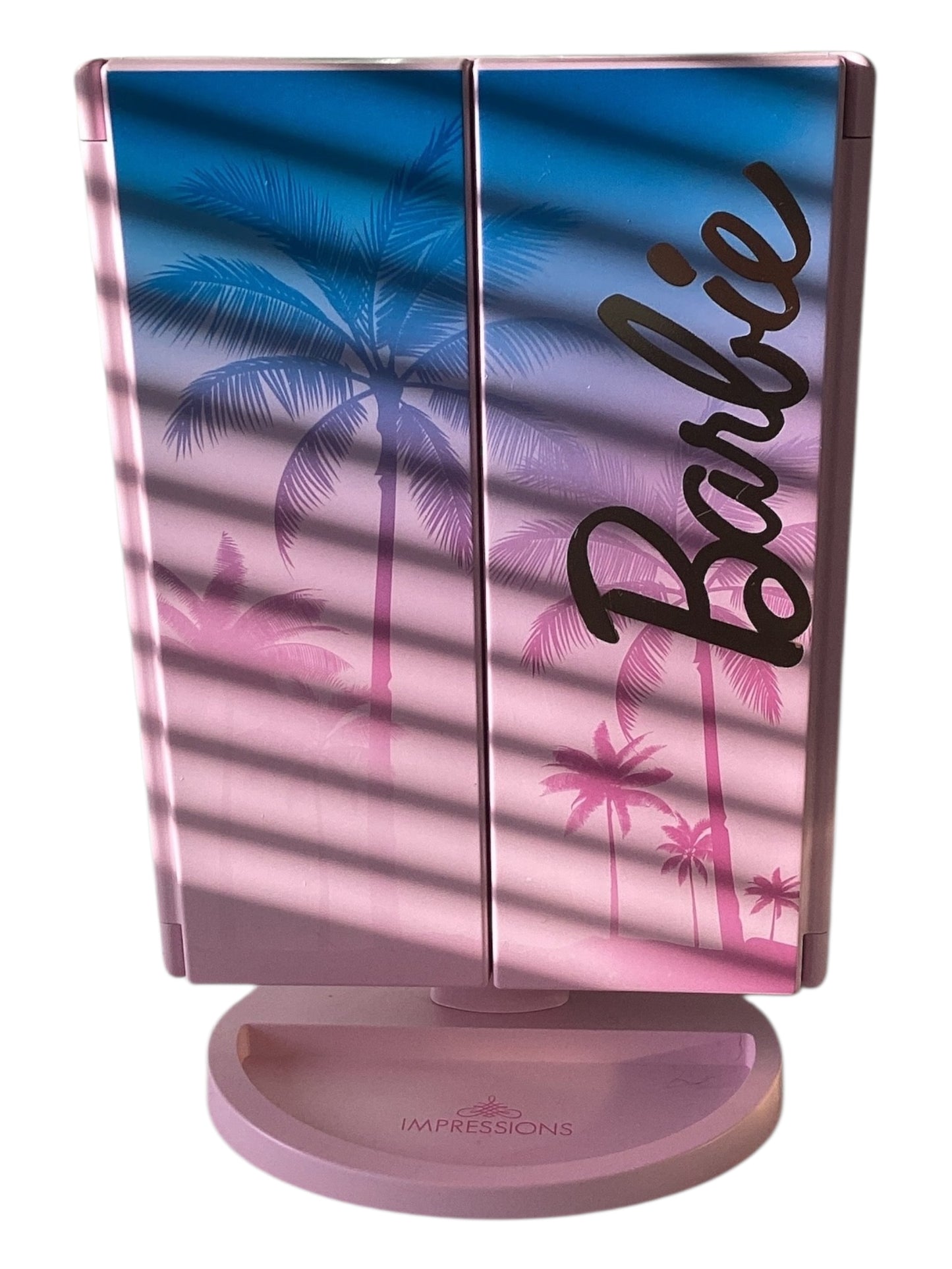 Impressions Barbie LED Trifold Makeup Vanity