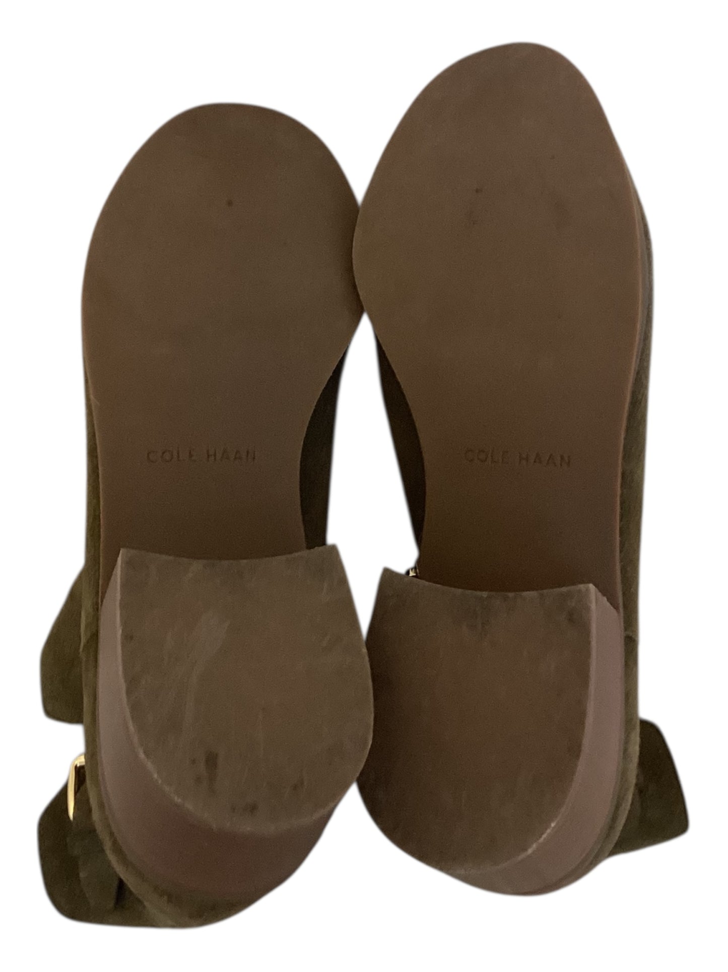 Cole Haan Haidyn Suede Booties Women’s Size 7.5 Olive Green