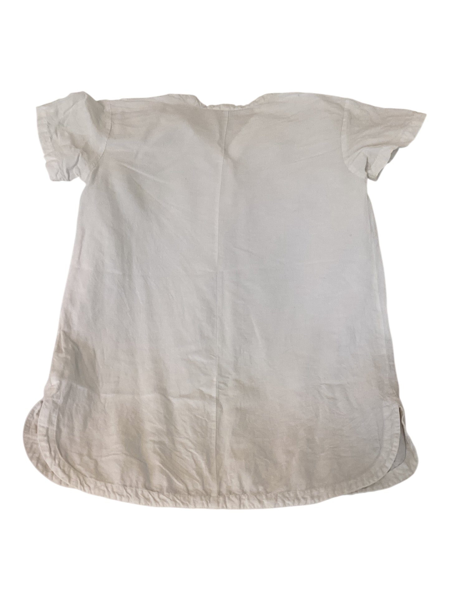 H&M Linen Blend Pop Over Shirt Dress Cover Up