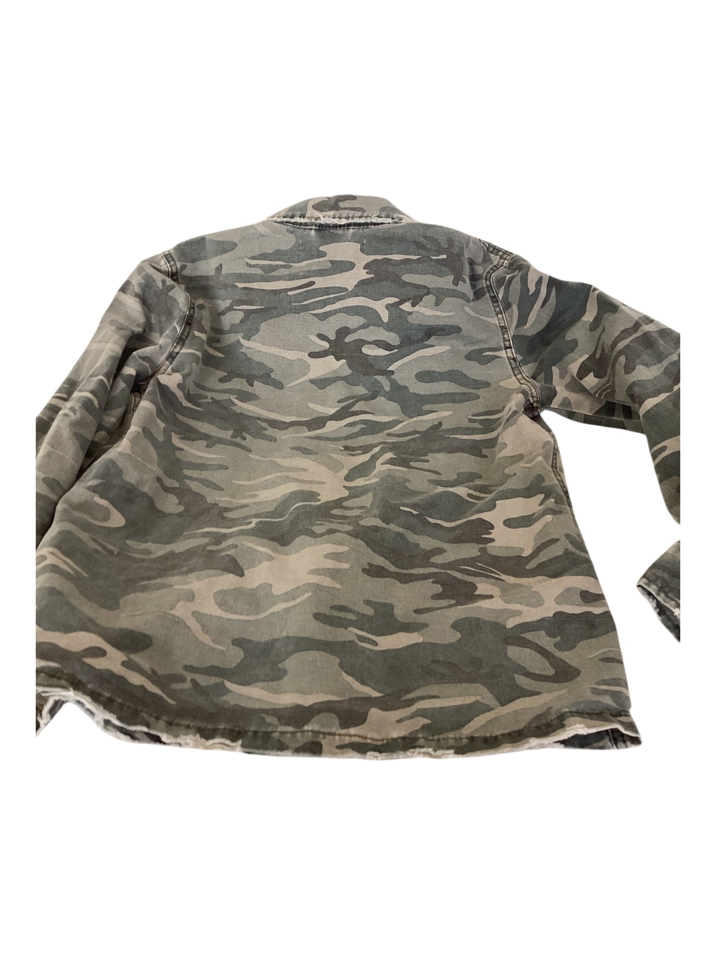 Mustard Seed Distressed Military Jacket