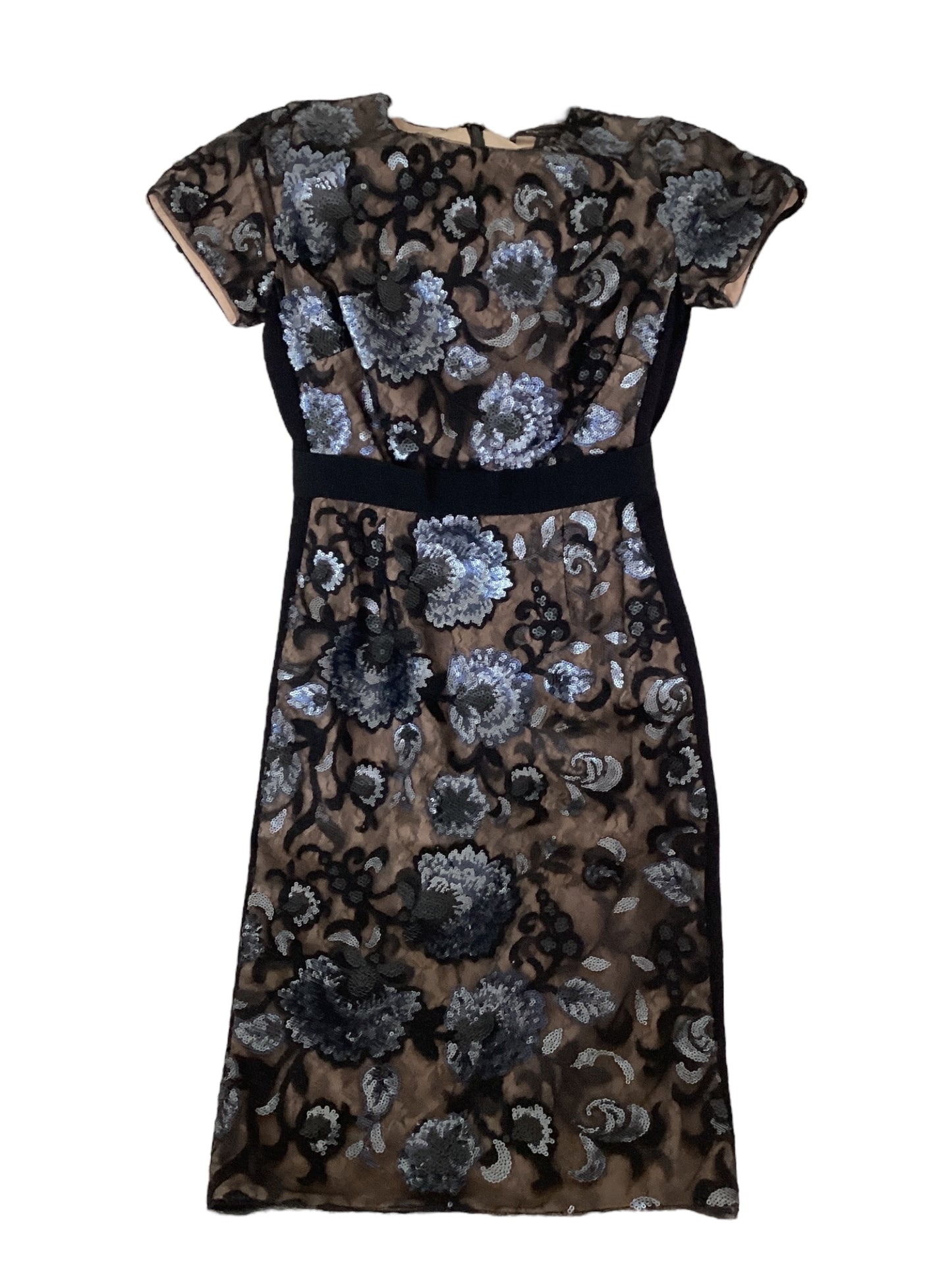 BCBGMAXAZARIA Kristen Sequin Lace Sheath Dress