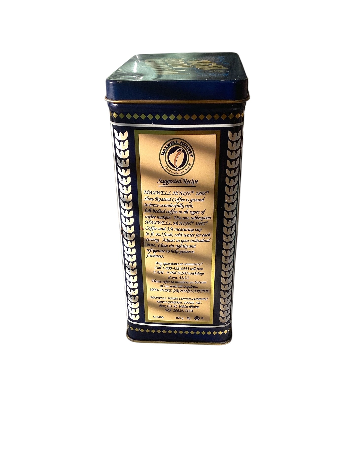 Vintage Maxwell House and Folgers Coffee Tins