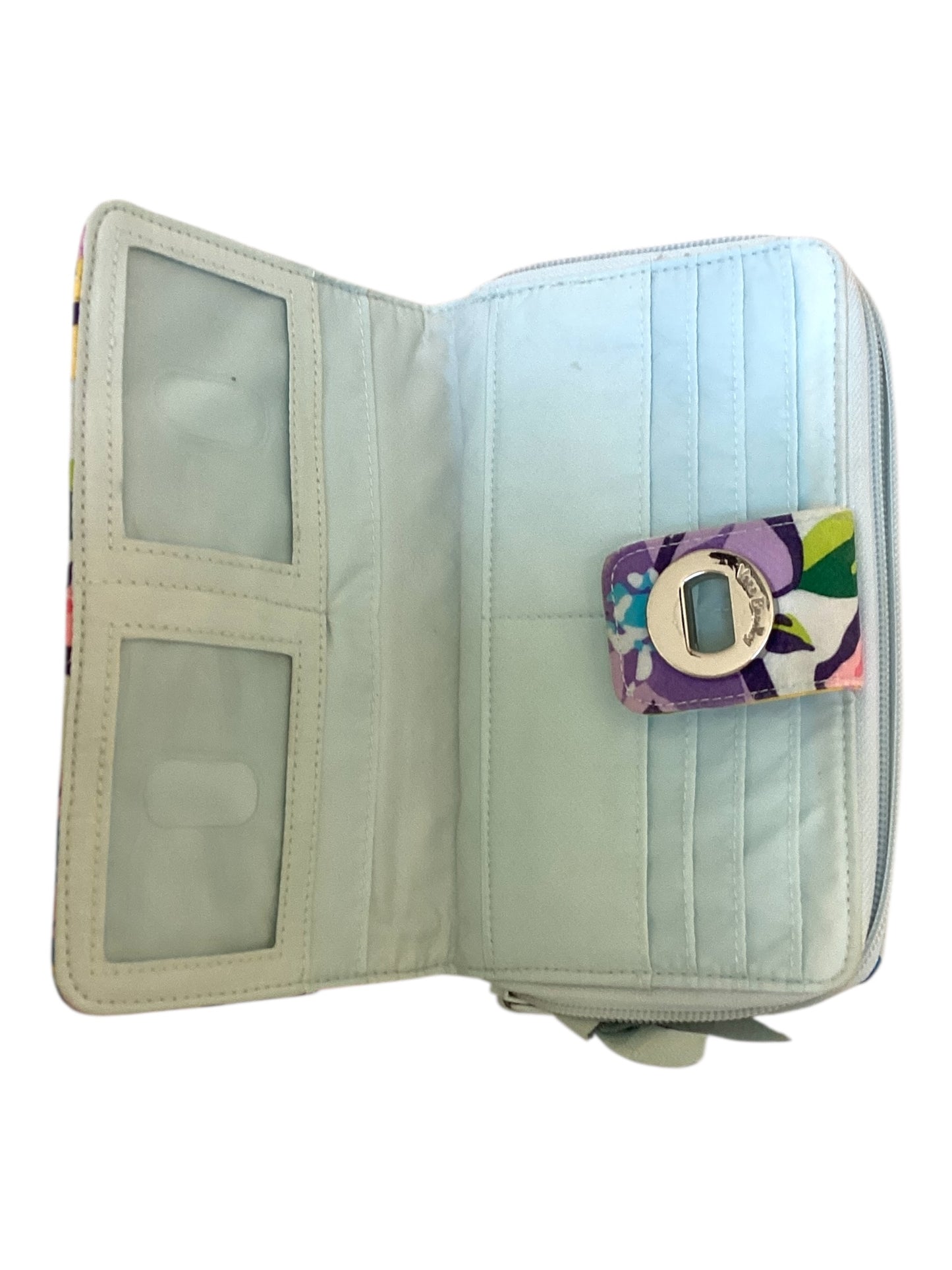 Vera Bradley Marian Floral Turn-lock Wallet