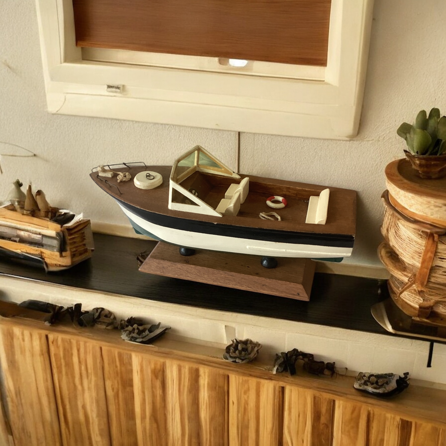 Maritime Collection Piece (Wood Model Boat)