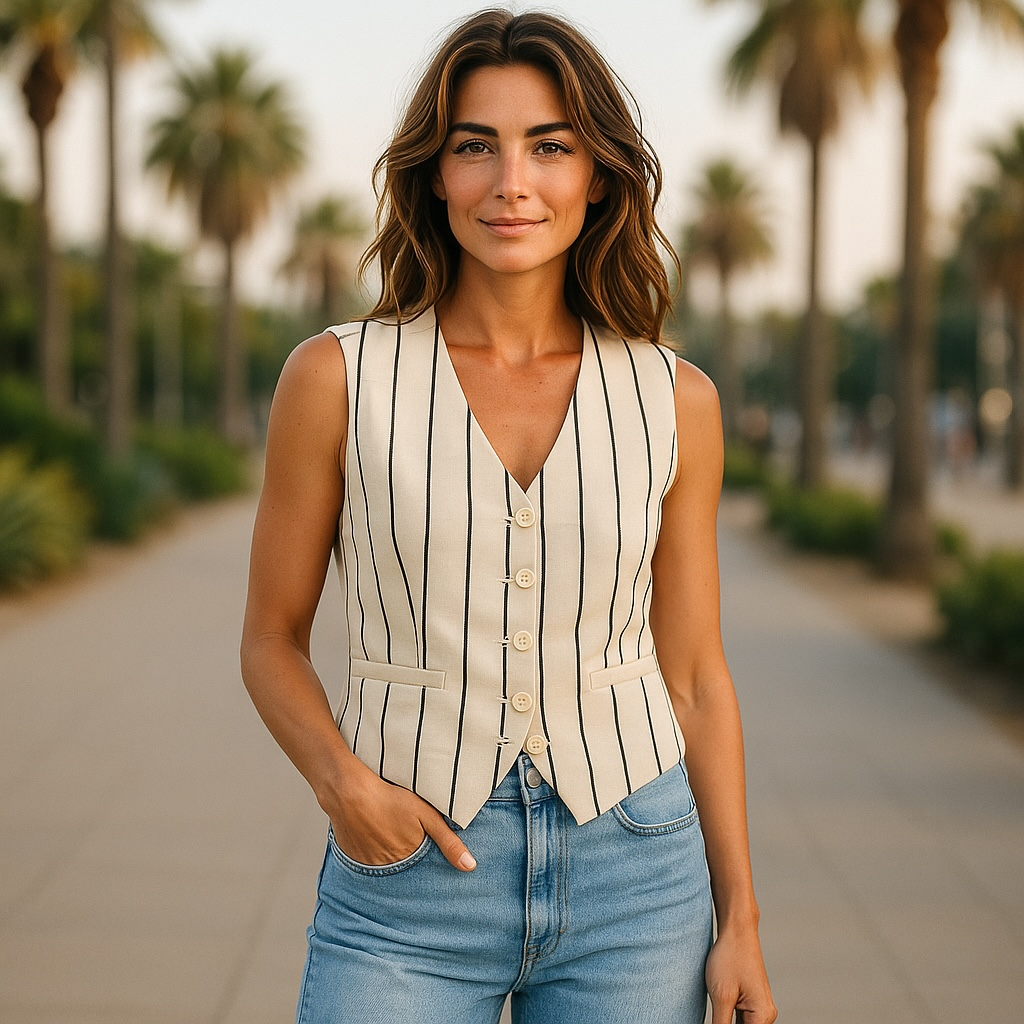 Express Stripped Vest