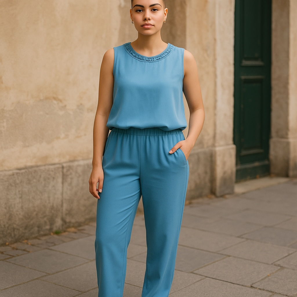Maggie Sweet Blouse and Pant Set
