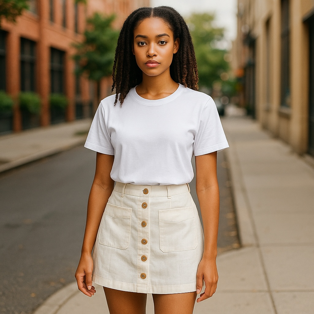 Sacks Fifth Avenue 100% Linen Skirt