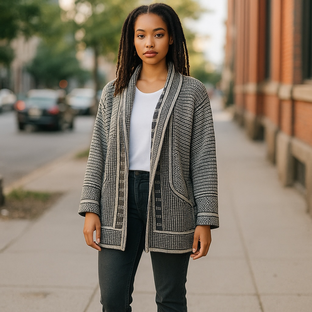 Pink Rose Cardigan
