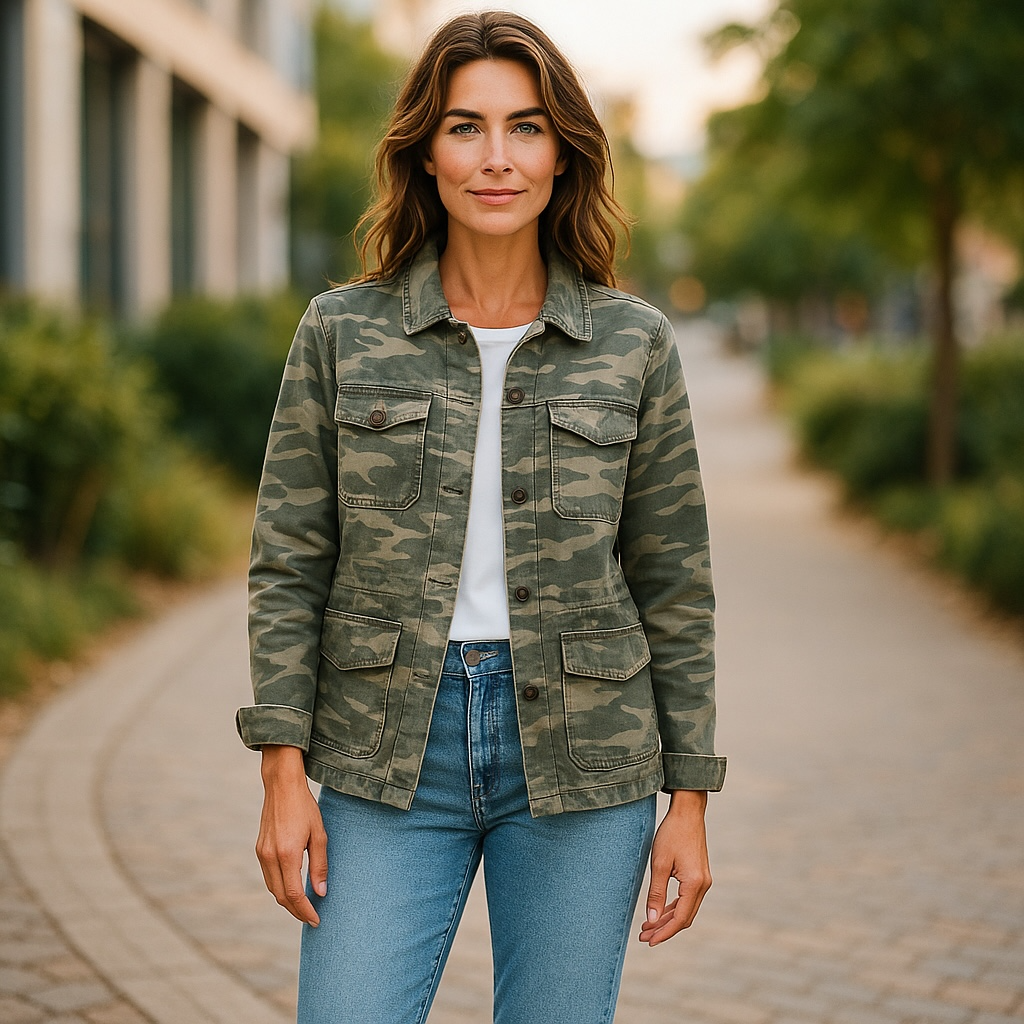 Mustard Seed Distressed Military Jacket