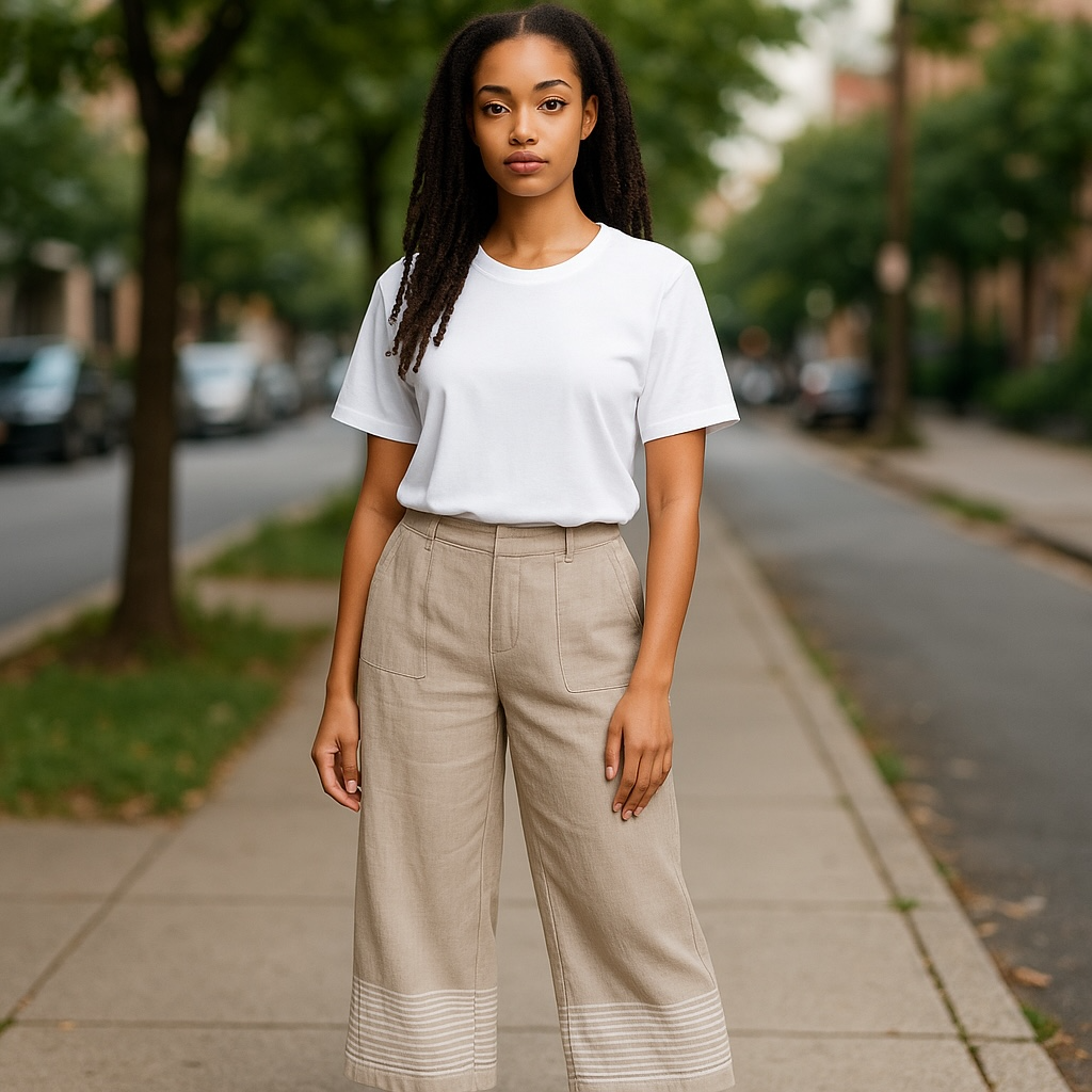 Purejill Linen Blend Pants