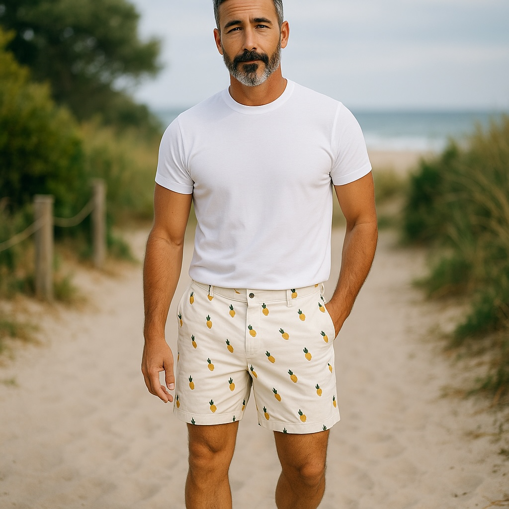 J. Crew Pineapple Print Golf Shorts