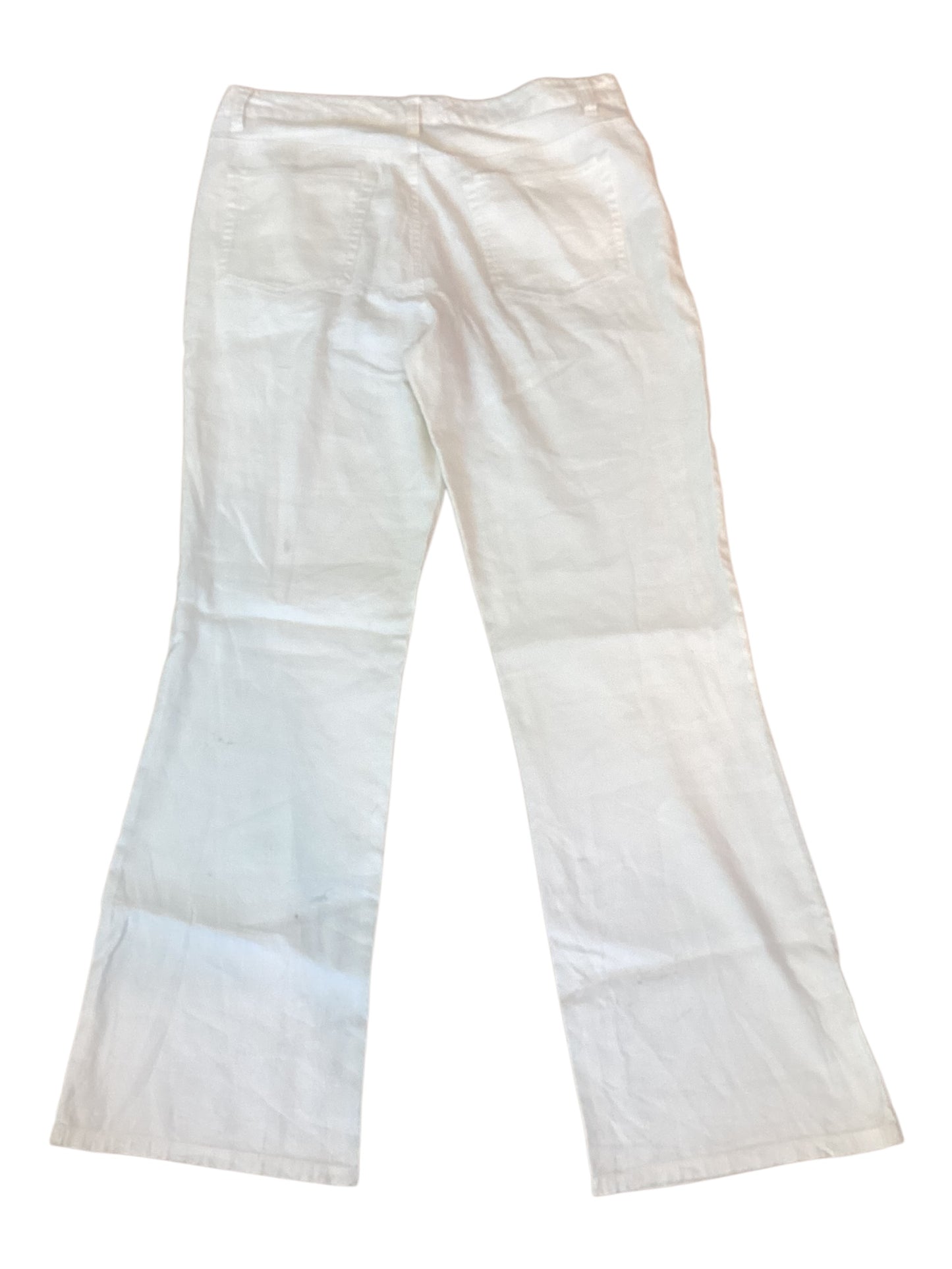 Banana Republic Cream Comfortable Classic Trousers Size 12