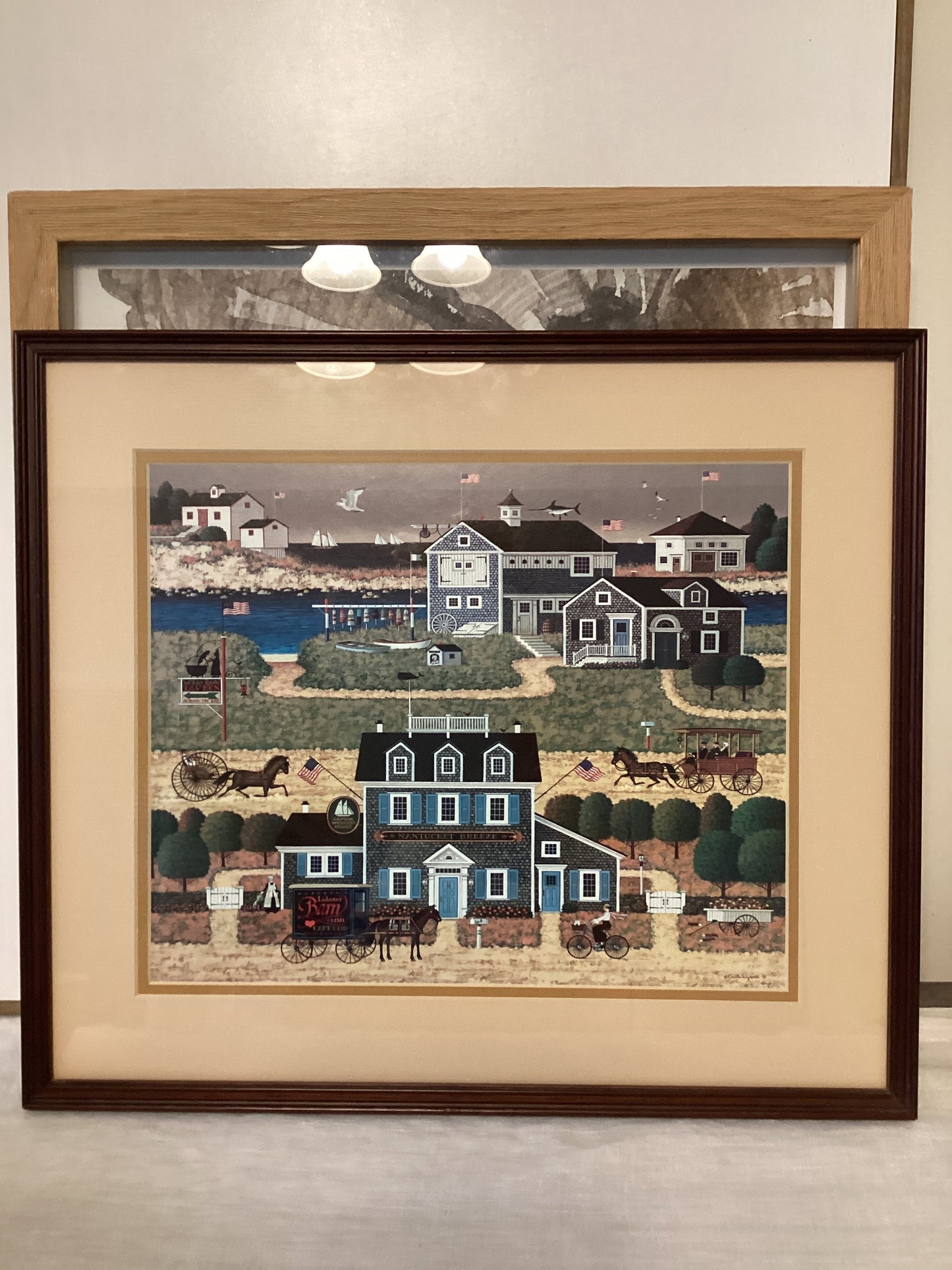 Charles Whysocki “Witches Bay” Newly Framed American Primitive New England Art