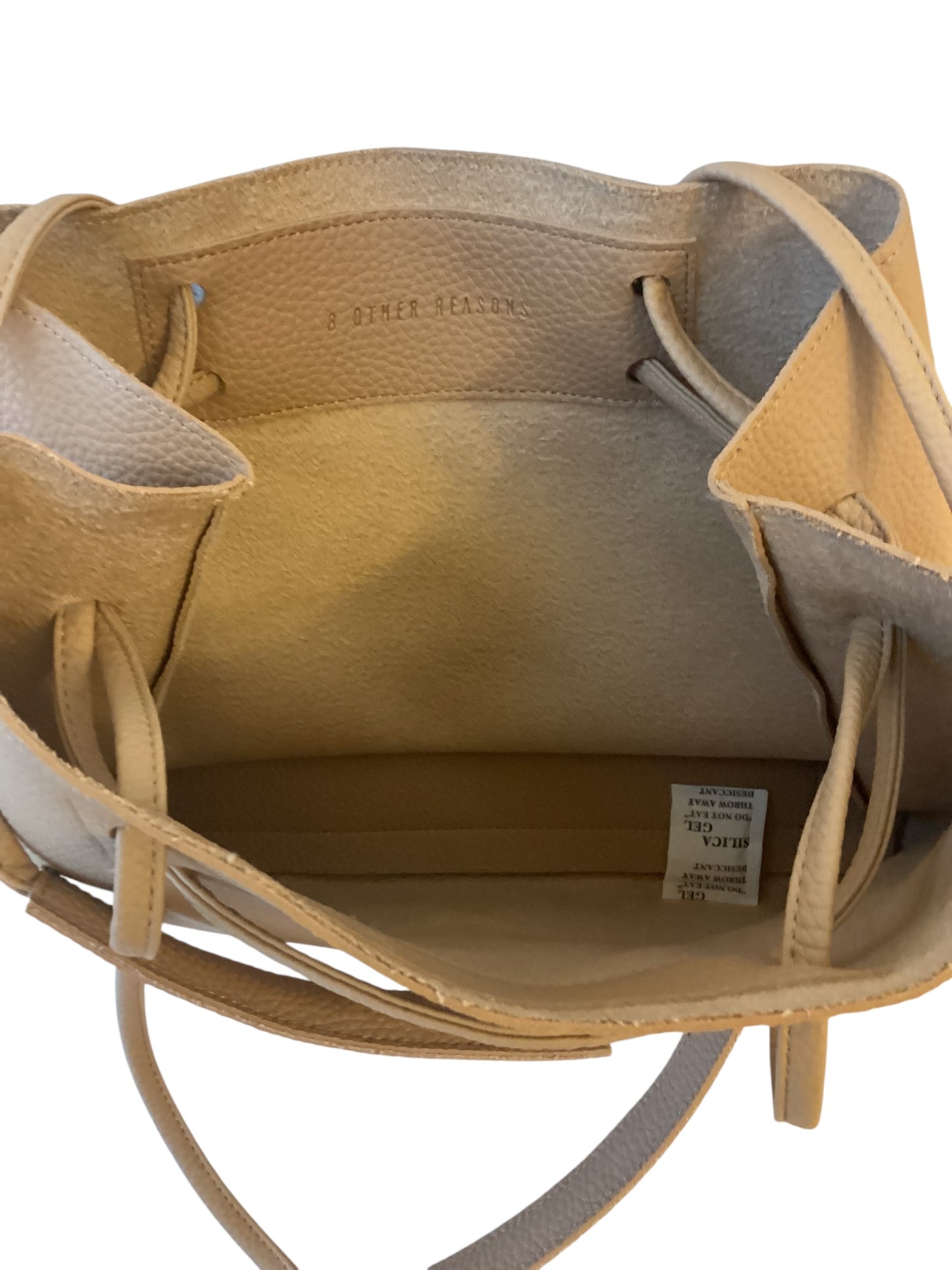 8 Other Reasons Vegan Leather Slouchy Crossbody Purse | Women’s Tan Everyday Shoulder Bag