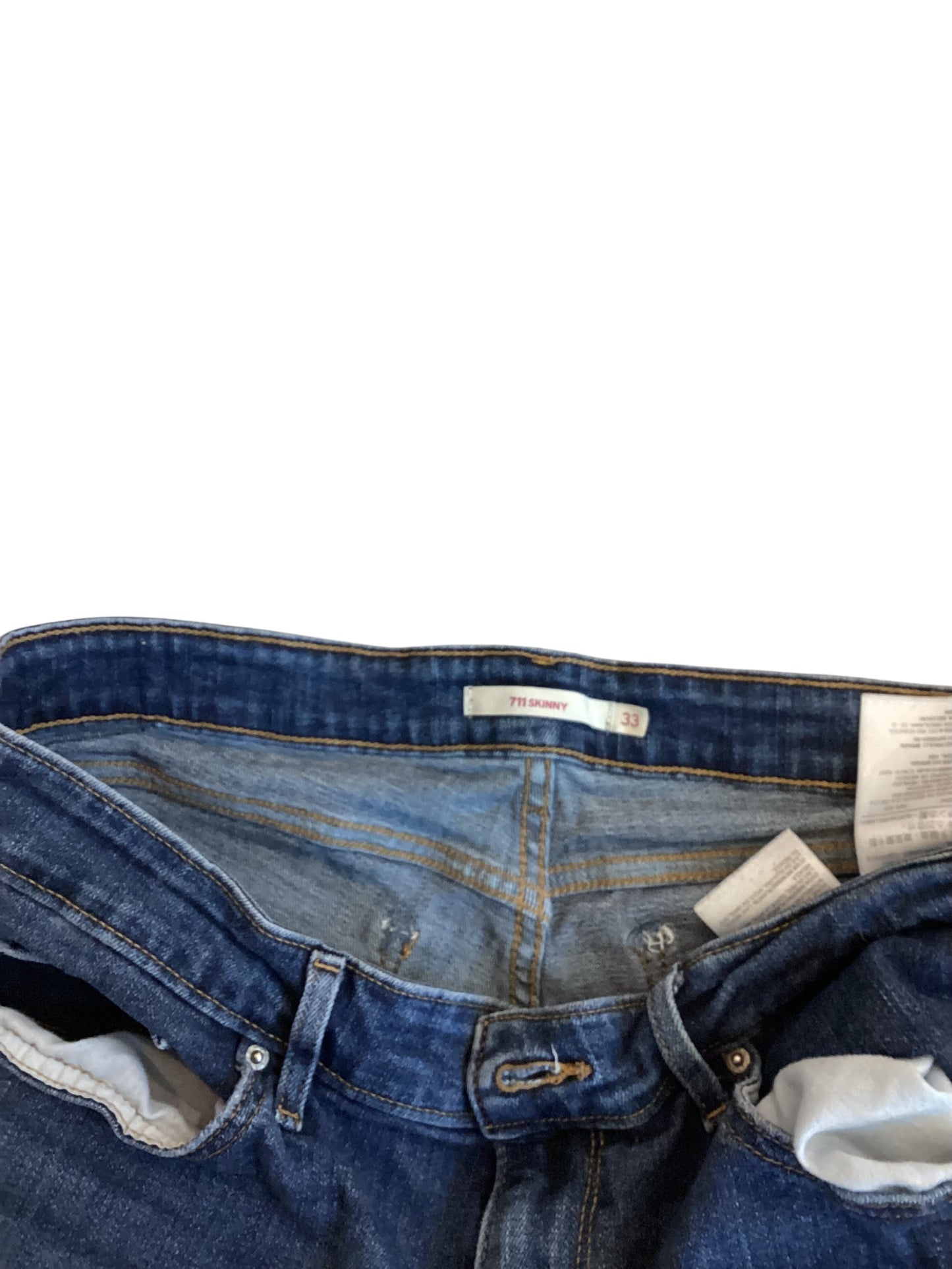Levi’s 711 Women’s Denim Jean Shorts Size 33 Waist