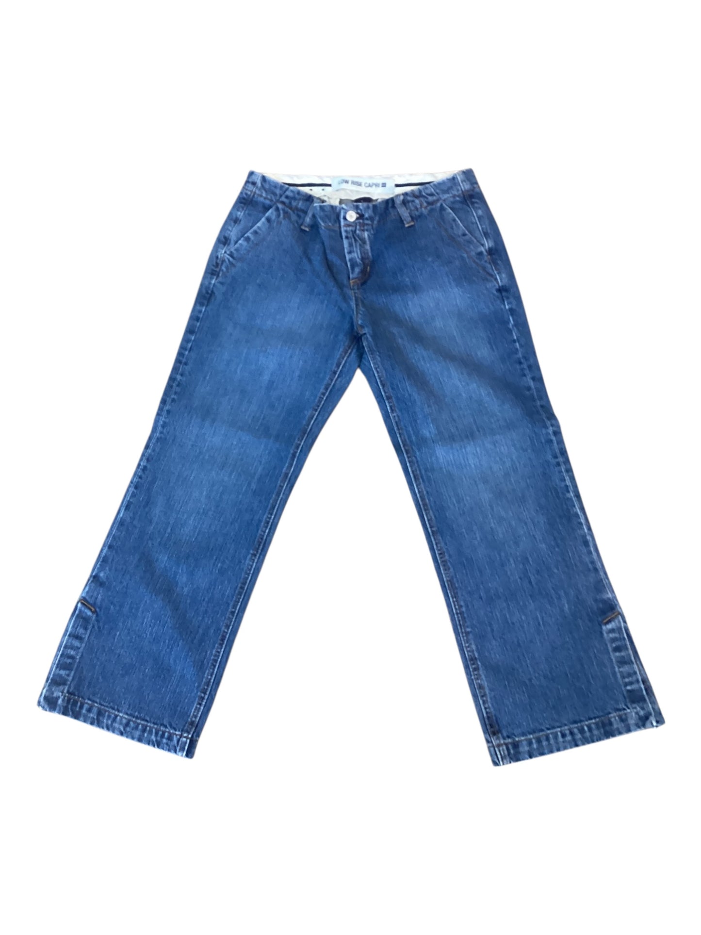 GAP Denim Capri Low Rise Dark Wash Comfort Waist Pants