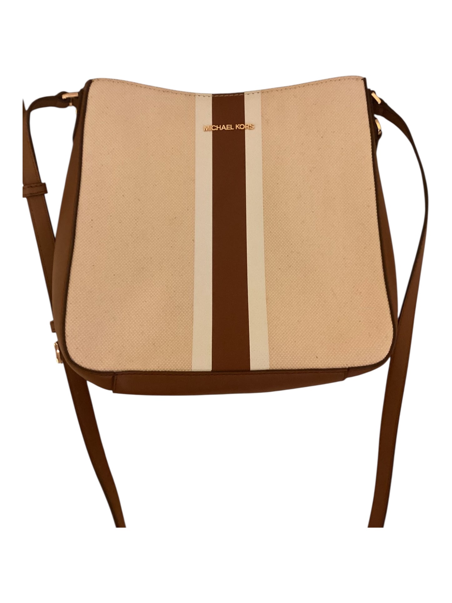 Michael Kors Jet Set Travel Large Tote Bag – Brown Multi Stripe Women’s Purse