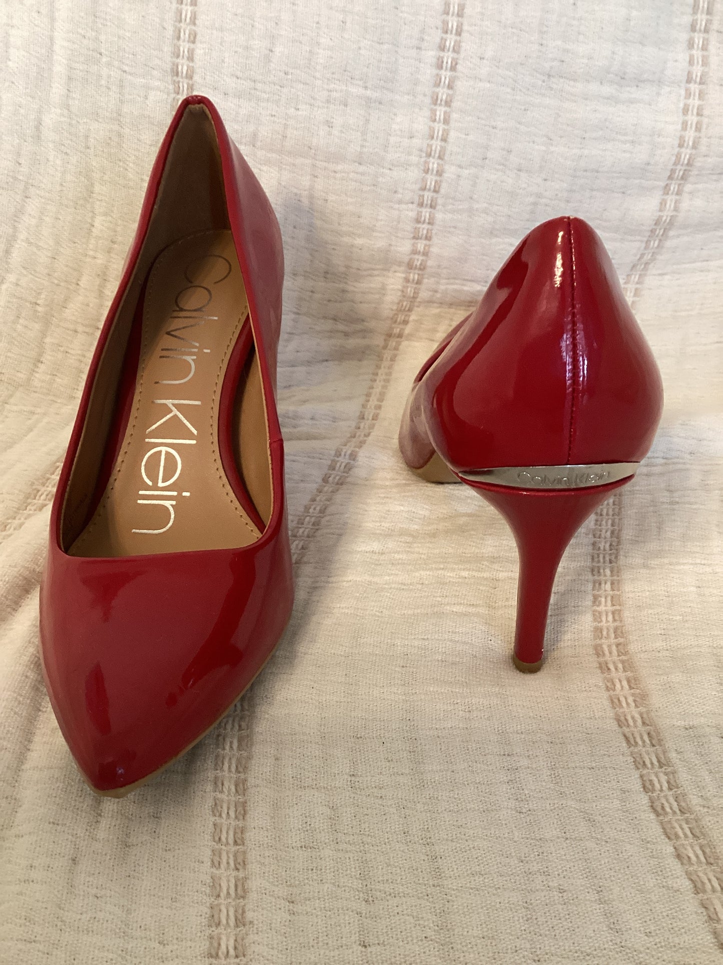 Calvin Klein High Heels Red US(6)