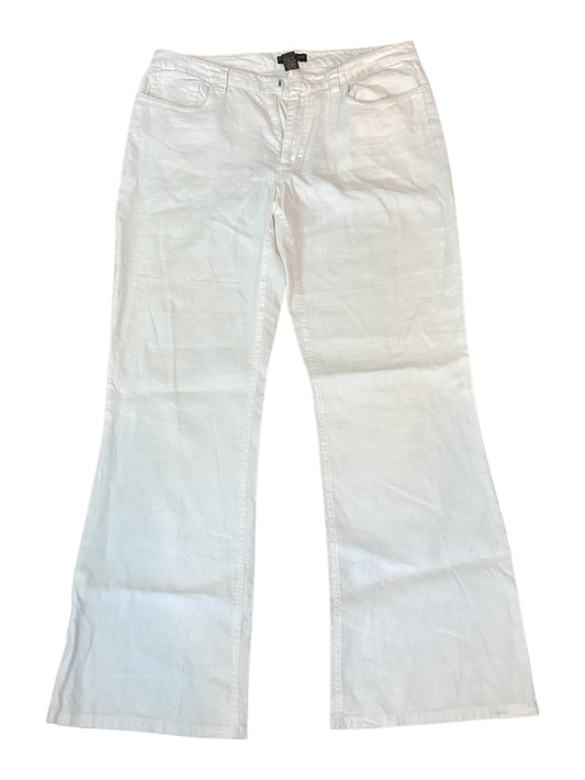 Banana Republic Cream Comfortable Classic Trousers Size 12