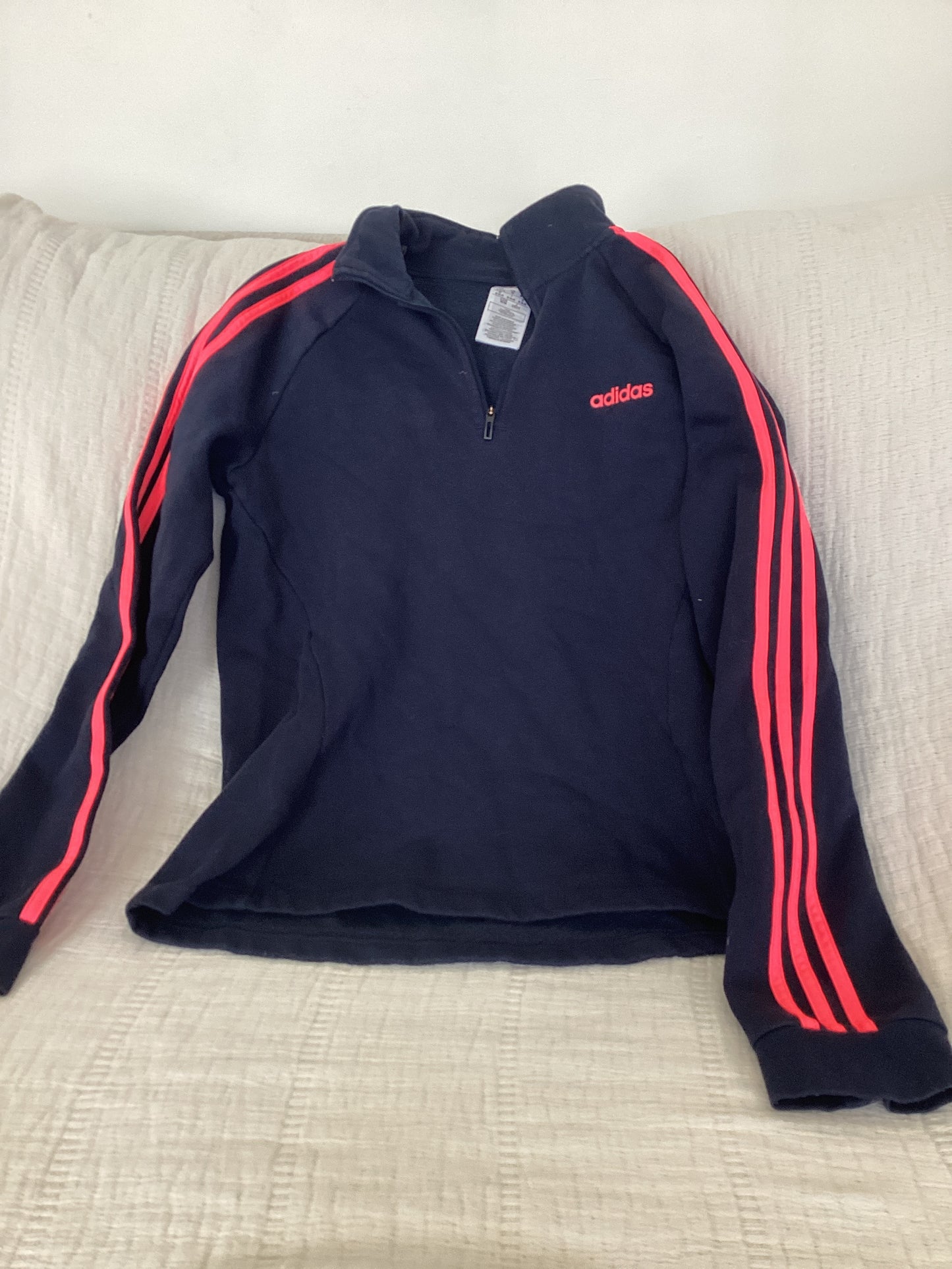 Adidas Quarter-Zip 3-Stipe Fleece (M)